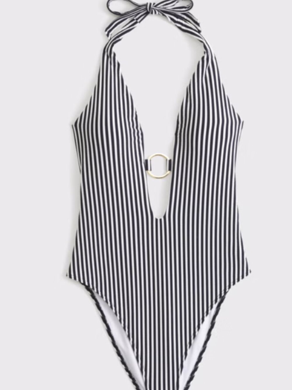 NWT! A&F Isla One Piece Swimsuit - Navy Stripe